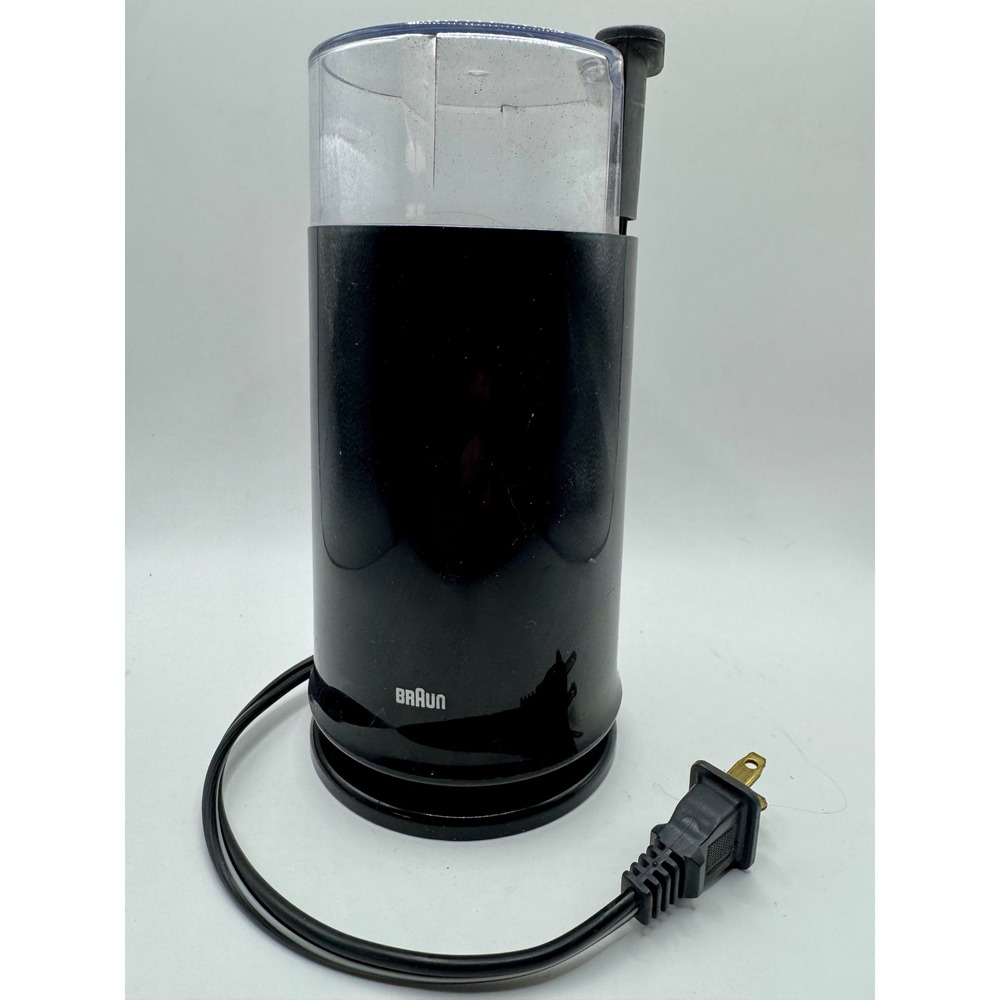 Braun‎ Coffee Grinder KSM2 Black Electric Blade Grinder 150W Type 4041 Tested